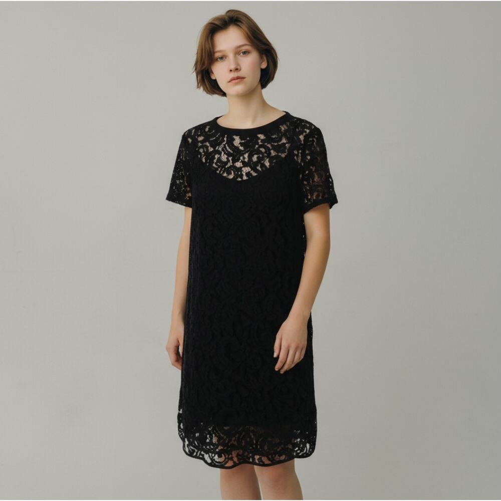 Michael Kors Black Lace Dress - Picture 2 of 8